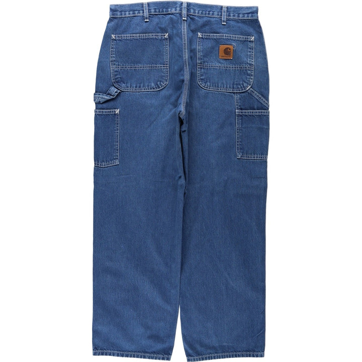 2000'S Carhartt Dungaree Fit Denim Painter Pants, Men's, Size W35 cotton blue type Vintage Second Hand