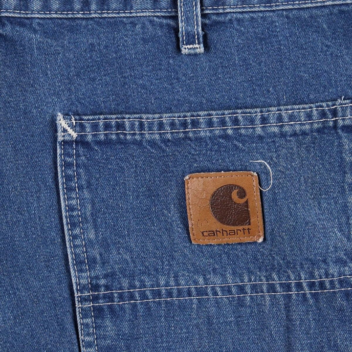 2000'S Carhartt Dungaree Fit Denim Painter Pants, Men's, Size W35 cotton blue type Vintage Second Hand