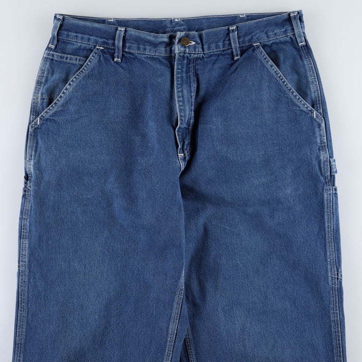 2000'S Carhartt Dungaree Fit Denim Painter Pants, Men's, Size W35 cotton blue type Vintage Second Hand