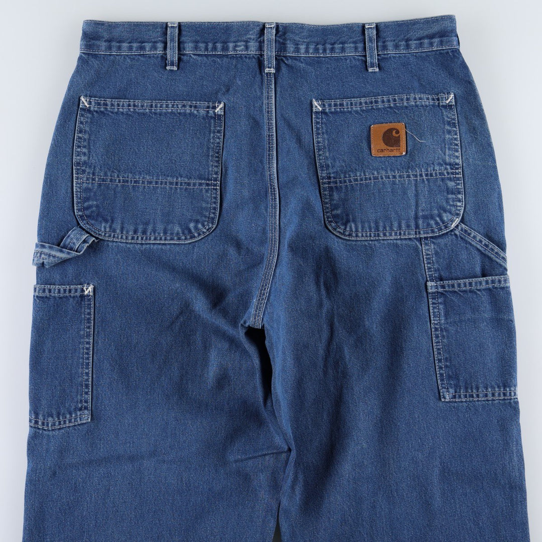 2000'S Carhartt Dungaree Fit Denim Painter Pants, Men's, Size W35 cotton blue type Vintage Second Hand