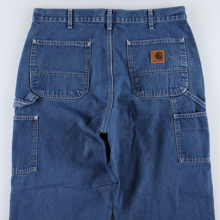 2000'S Carhartt Dungaree Fit Denim Painter Pants, Men's, Size W35 cotton blue type Vintage Second Hand
