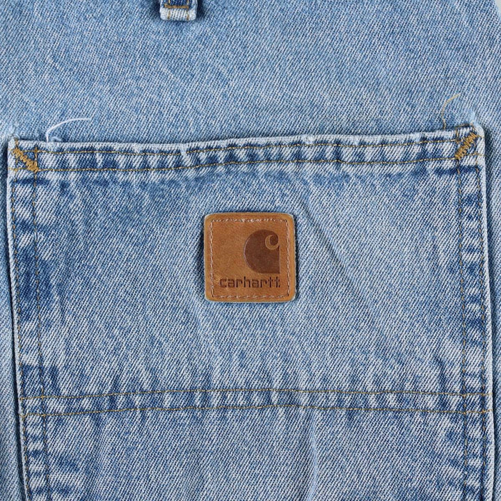 Carhartt Original Dungaree Fit Denim Painter Pants, Men's, W37 equivalent cotton blue type Vintage Second Hand