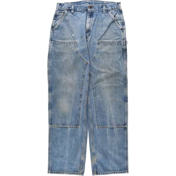 Carhartt Dungaree Fit Double Knee Painter Pants, Men's W34 (approx.) cotton blue type Vintage Second Hand