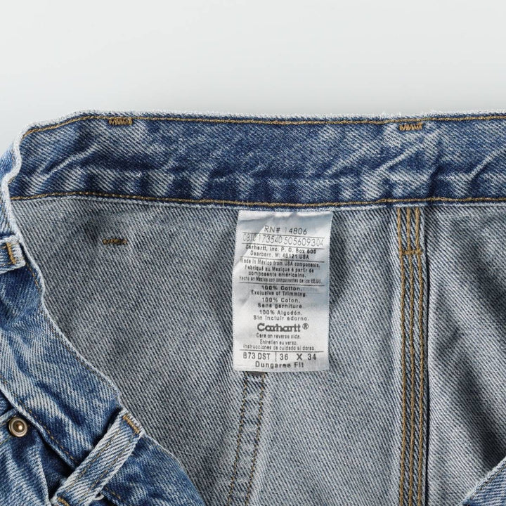 Carhartt Dungaree Fit Double Knee Painter Pants, Men's W34 (approx.) cotton blue type Vintage Second Hand