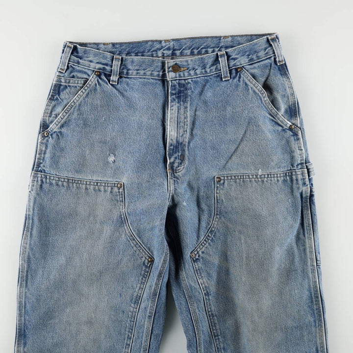 Carhartt Dungaree Fit Double Knee Painter Pants, Men's W34 (approx.) cotton blue type Vintage Second Hand