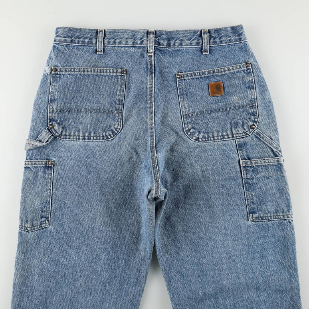 Carhartt Dungaree Fit Double Knee Painter Pants, Men's W34 (approx.) cotton blue type Vintage Second Hand