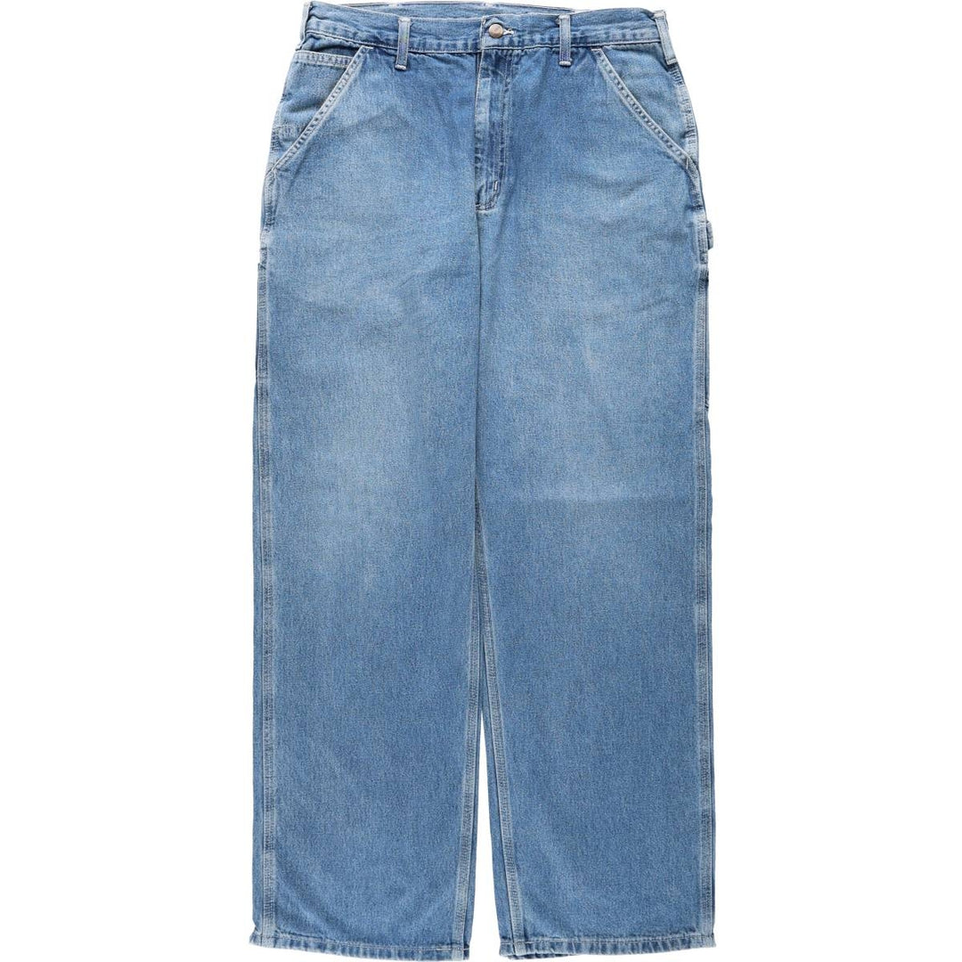 Carhartt Denim Painter Pants for Men, W34 equivalent unclear blue type Vintage Second Hand