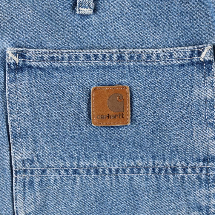 Carhartt Denim Painter Pants for Men, W34 equivalent unclear blue type Vintage Second Hand