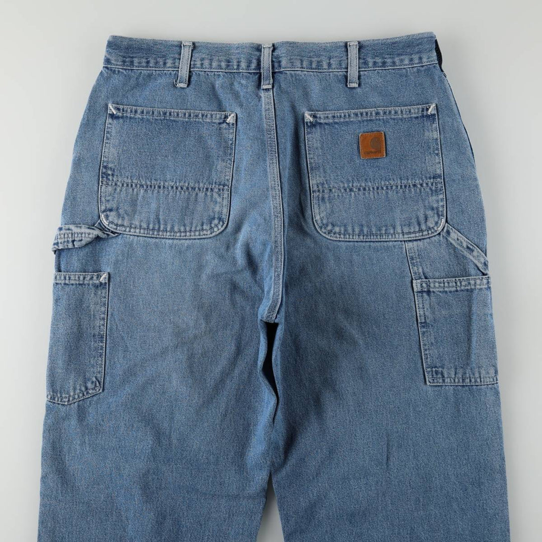 Carhartt Denim Painter Pants for Men, W34 equivalent unclear blue type Vintage Second Hand