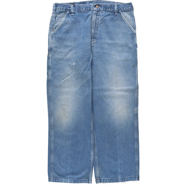 2000'S Carhartt Dungaree Fit Denim Painter Pants, Men's, Size W37 cotton blue type Vintage Second Hand