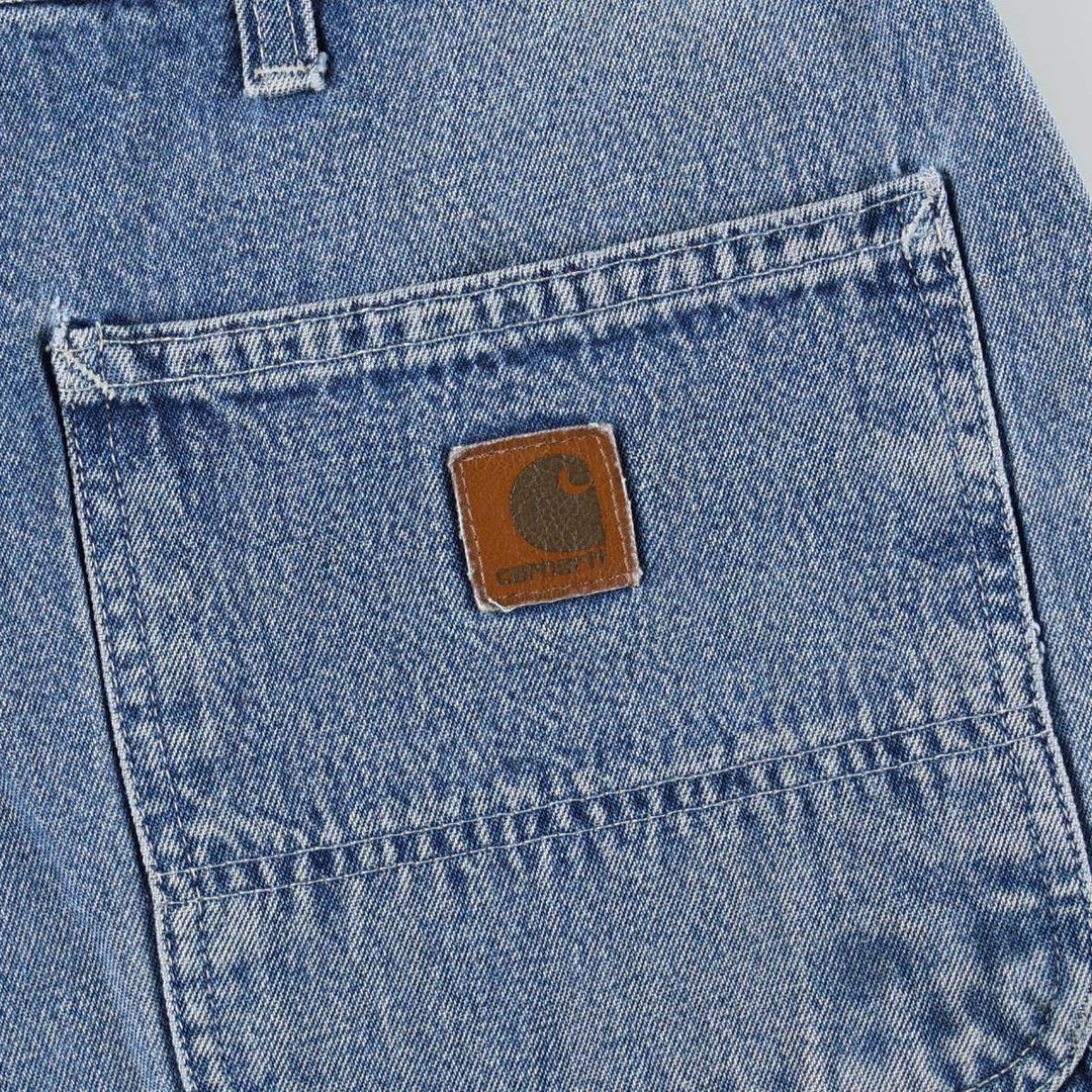 2000'S Carhartt Dungaree Fit Denim Painter Pants, Men's, Size W37 cotton blue type Vintage Second Hand