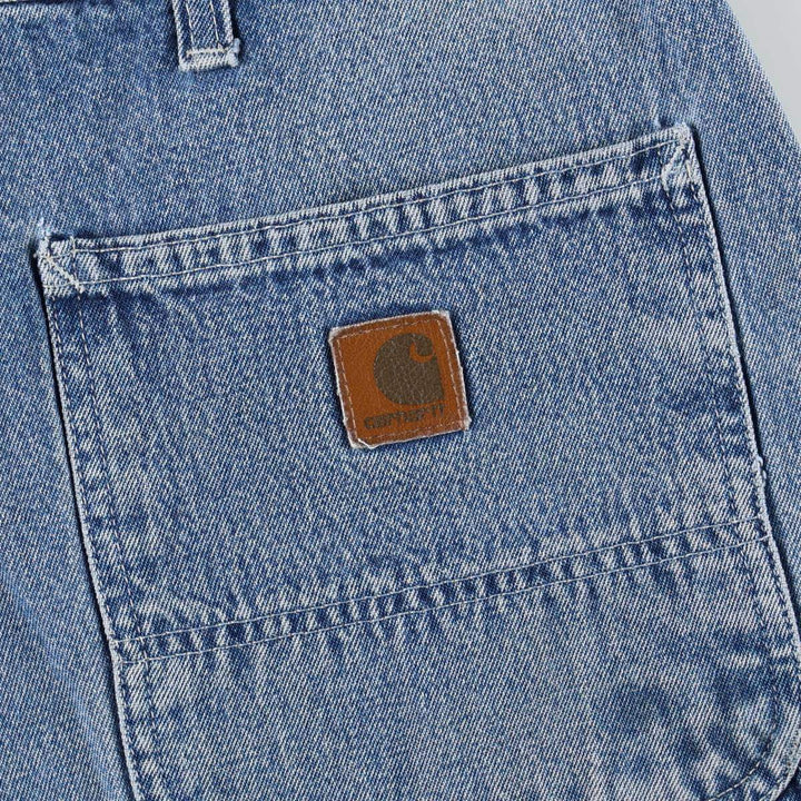 2000'S Carhartt Dungaree Fit Denim Painter Pants, Men's, Size W37 cotton blue type Vintage Second Hand