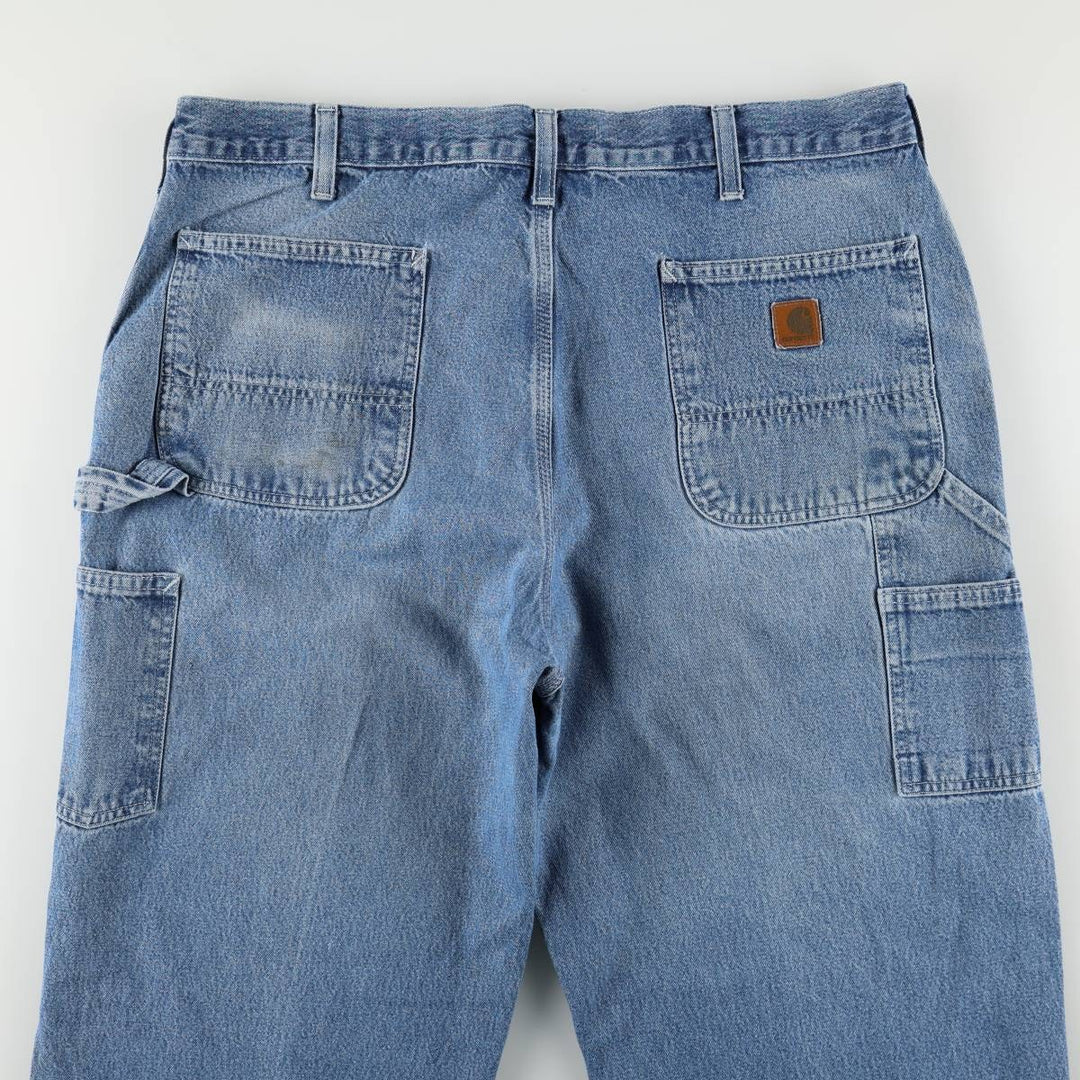 2000'S Carhartt Dungaree Fit Denim Painter Pants, Men's, Size W37 cotton blue type Vintage Second Hand