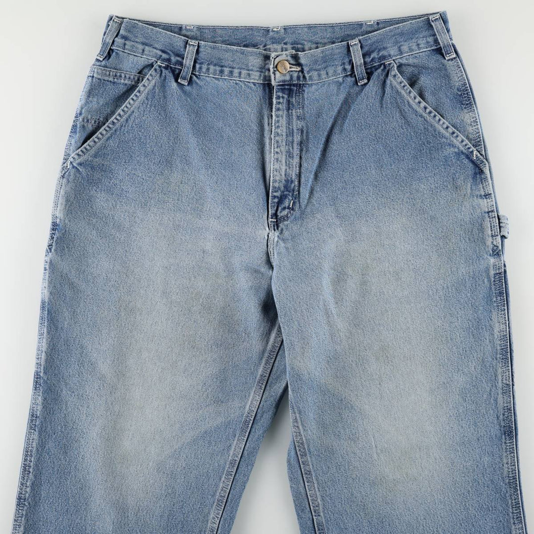 Carhartt Loose Original Fit Denim Painter Pants, Men's W36 (approx.) cotton blue type Vintage Second Hand