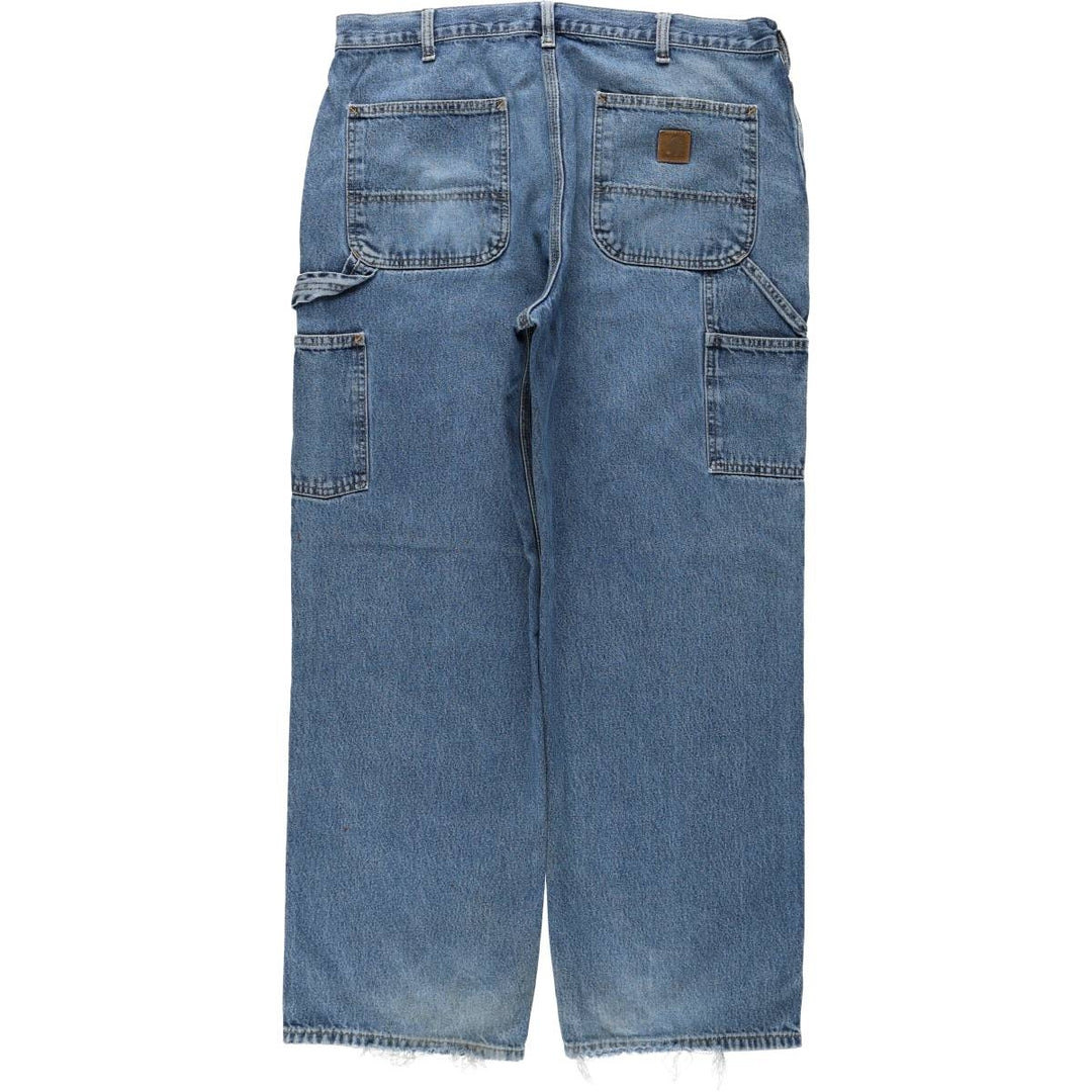 Carhartt Original Dungaree Fit Denim Painter Pants, Men's, Size 36 cotton blue type Vintage Second Hand