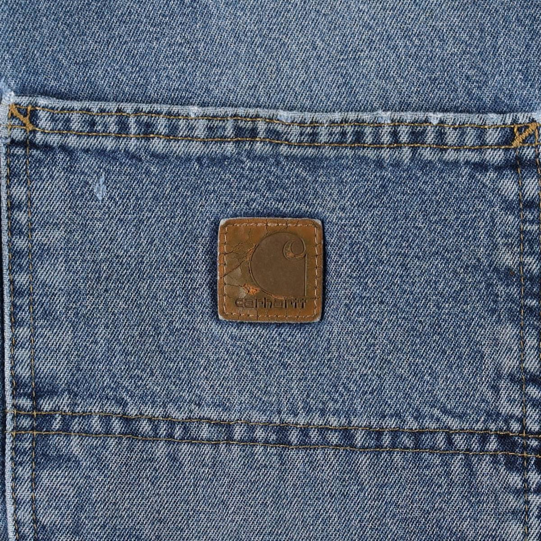 Carhartt Original Dungaree Fit Denim Painter Pants, Men's, Size 36 cotton blue type Vintage Second Hand