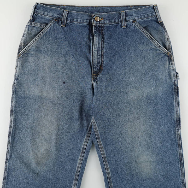 Carhartt Original Dungaree Fit Denim Painter Pants, Men's, Size 36 cotton blue type Vintage Second Hand
