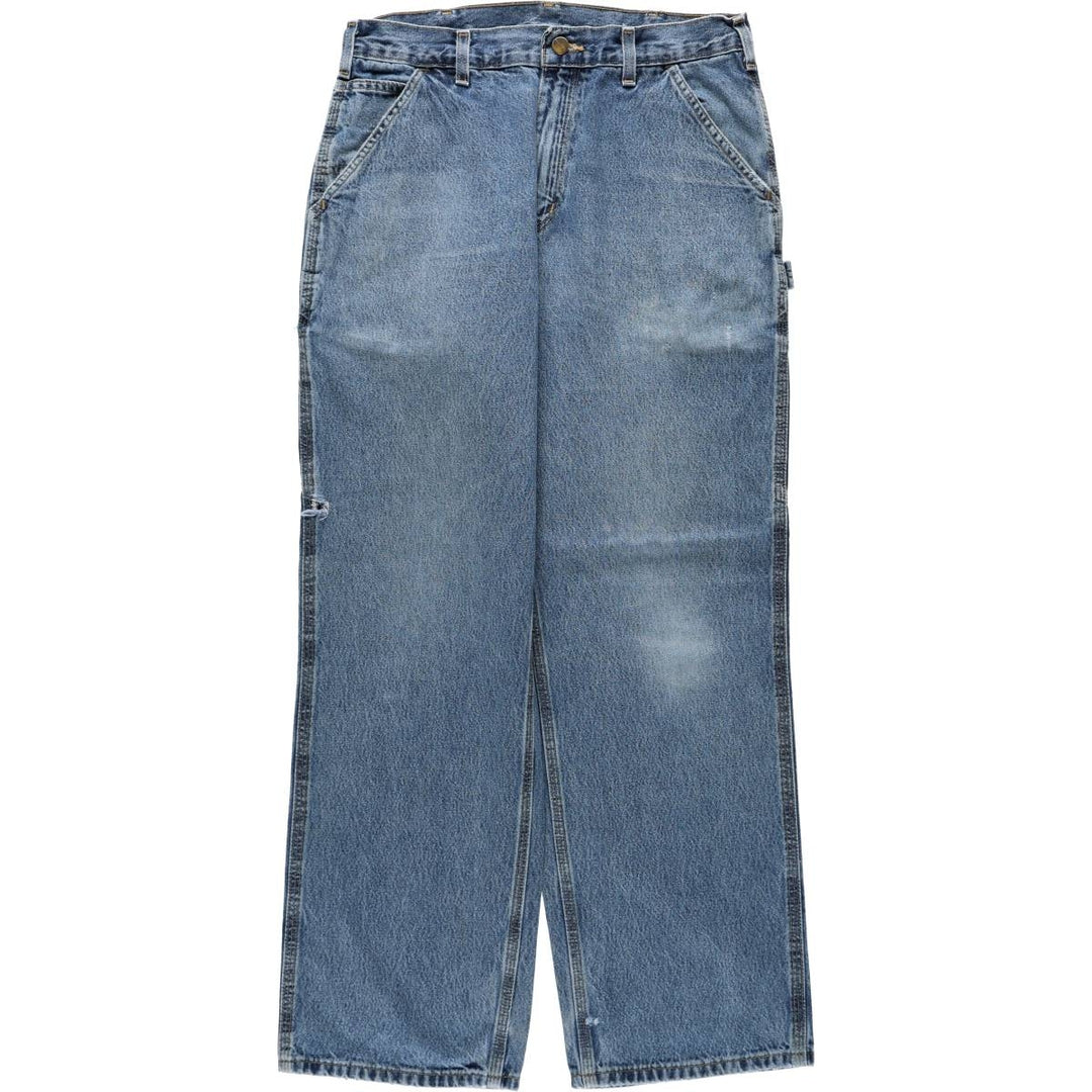 Carhartt Loose Original Fit Denim Painter Pants, Men's, Size W32 cotton blue type Vintage Second Hand