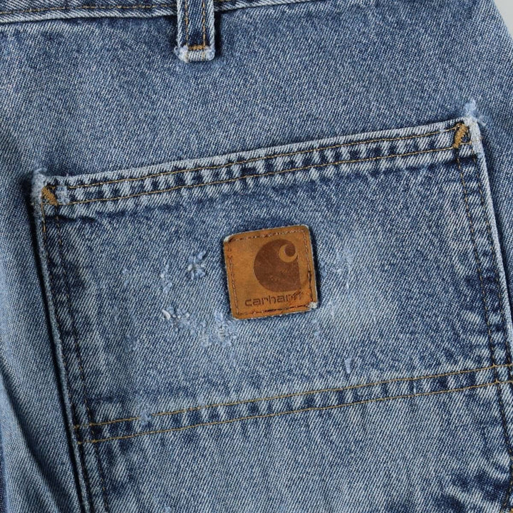 Carhartt Loose Original Fit Denim Painter Pants, Men's, Size W32 cotton blue type Vintage Second Hand