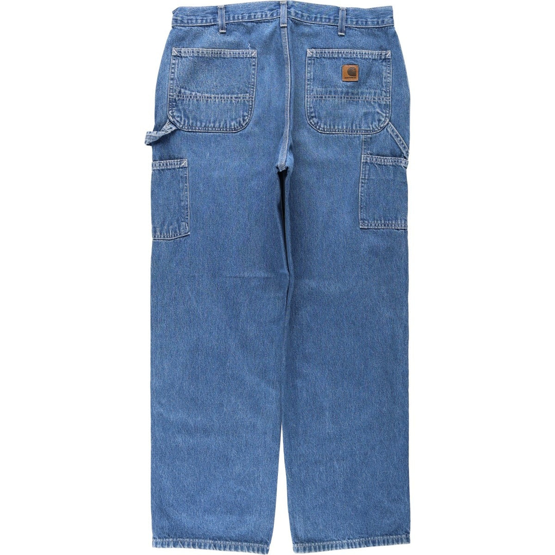 Carhartt Dungaree Fit Denim Painter Pants, Men's, W36 equivalent cotton blue type Vintage Second Hand