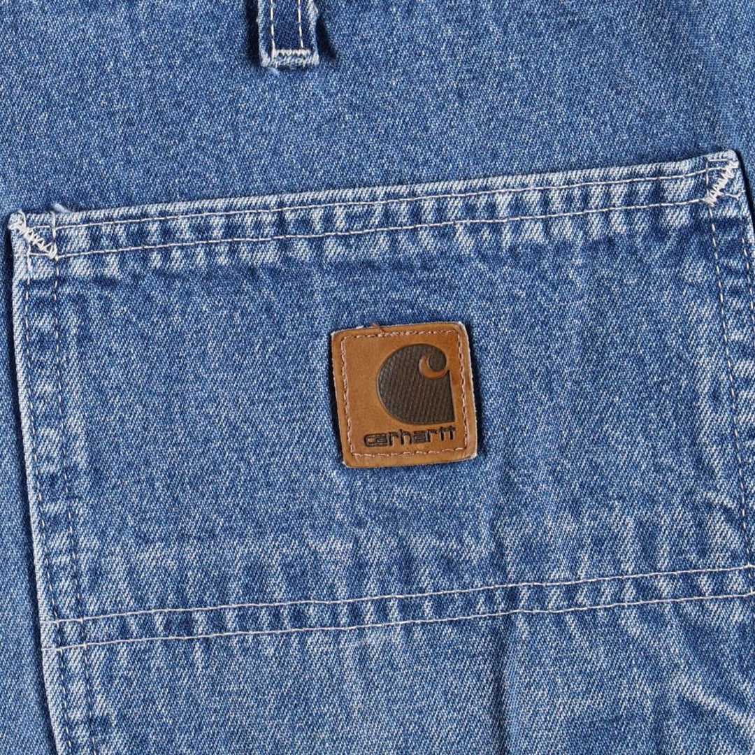 Carhartt Dungaree Fit Denim Painter Pants, Men's, W36 equivalent cotton blue type Vintage Second Hand