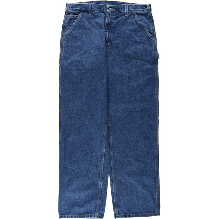 Carhartt Dungaree Fit Denim Painter Pants, Men's, W36 equivalent cotton blue type Vintage Second Hand