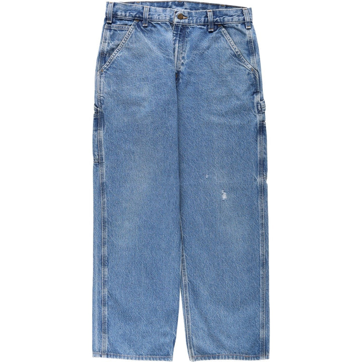 Carhartt Dungaree Fit Denim Painter Pants, Men's, W34 equivalent cotton blue type Vintage Second Hand