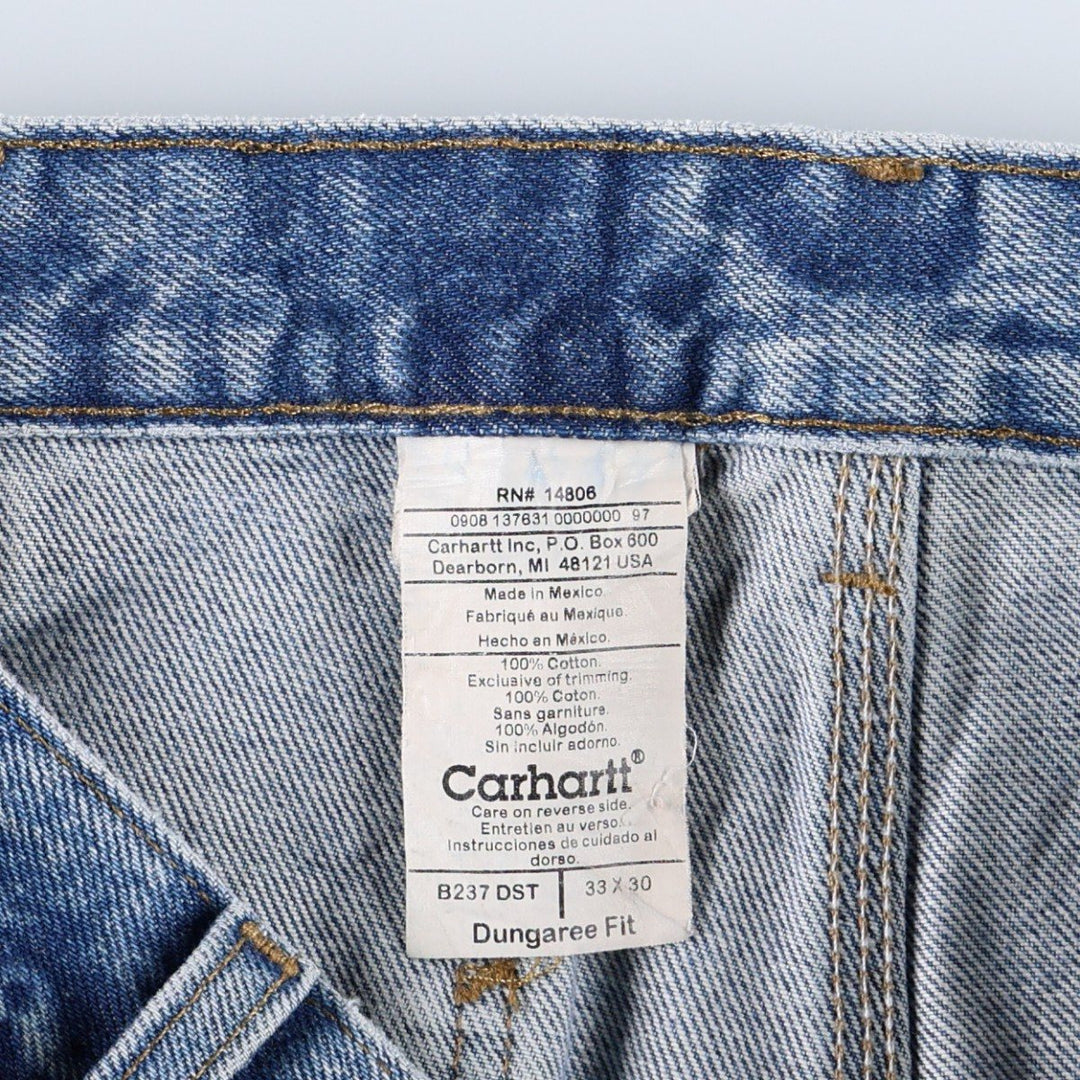 Carhartt Dungaree Fit Denim Painter Pants, Men's, W34 equivalent cotton blue type Vintage Second Hand