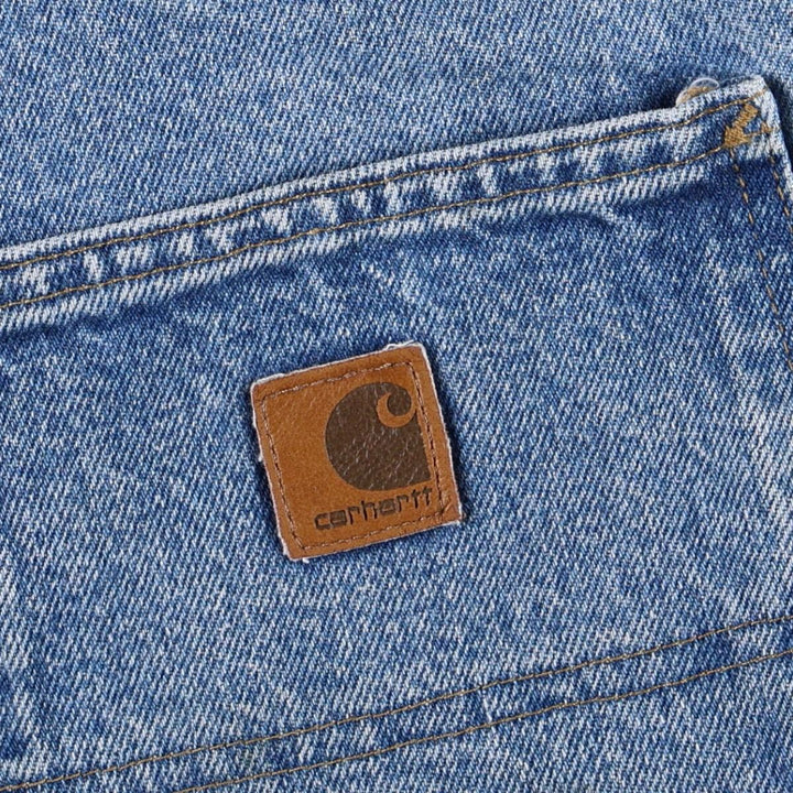 Carhartt Dungaree Fit Denim Painter Pants, Men's, W34 equivalent cotton blue type Vintage Second Hand