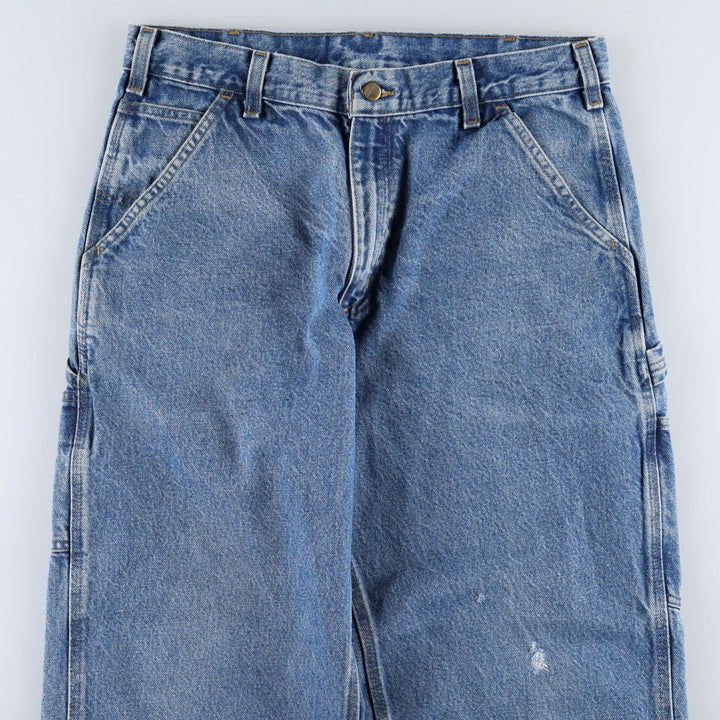 Carhartt Dungaree Fit Denim Painter Pants, Men's, W34 equivalent cotton blue type Vintage Second Hand