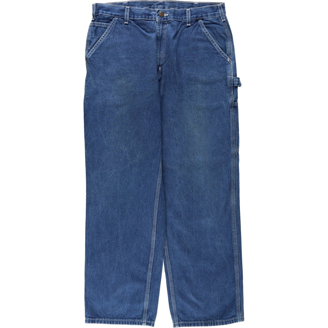 Carhartt Original Dungaree Fit Denim Painter Pants, Men's, W35 equivalent cotton blue type Vintage Second Hand