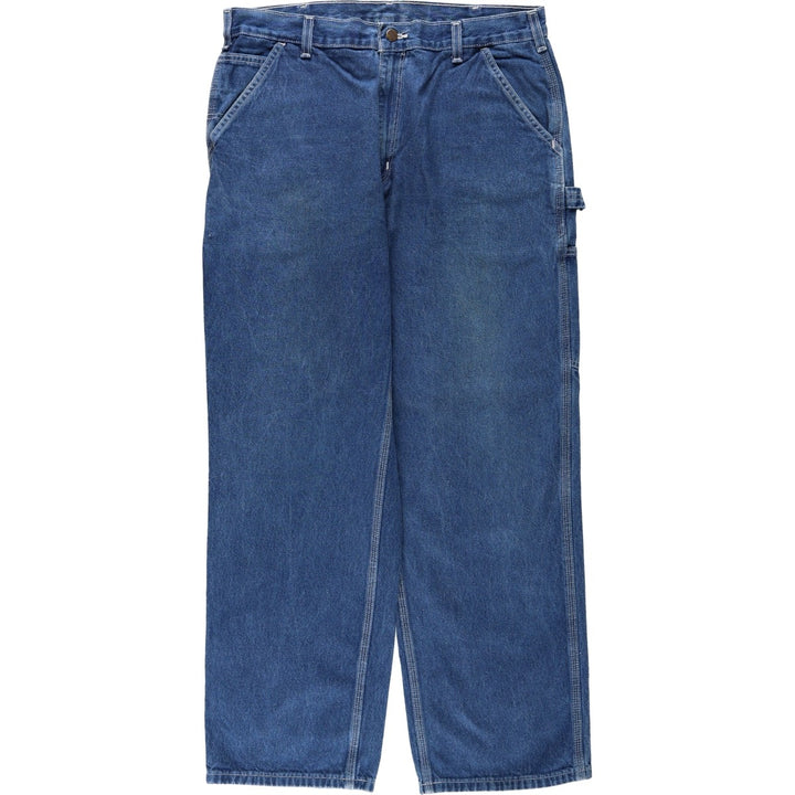 Carhartt Original Dungaree Fit Denim Painter Pants, Men's, W35 equivalent cotton blue type Vintage Second Hand