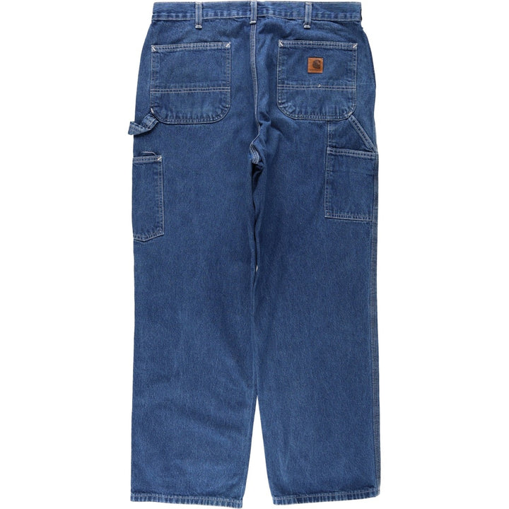 Carhartt Original Dungaree Fit Denim Painter Pants, Men's, W35 equivalent cotton blue type Vintage Second Hand