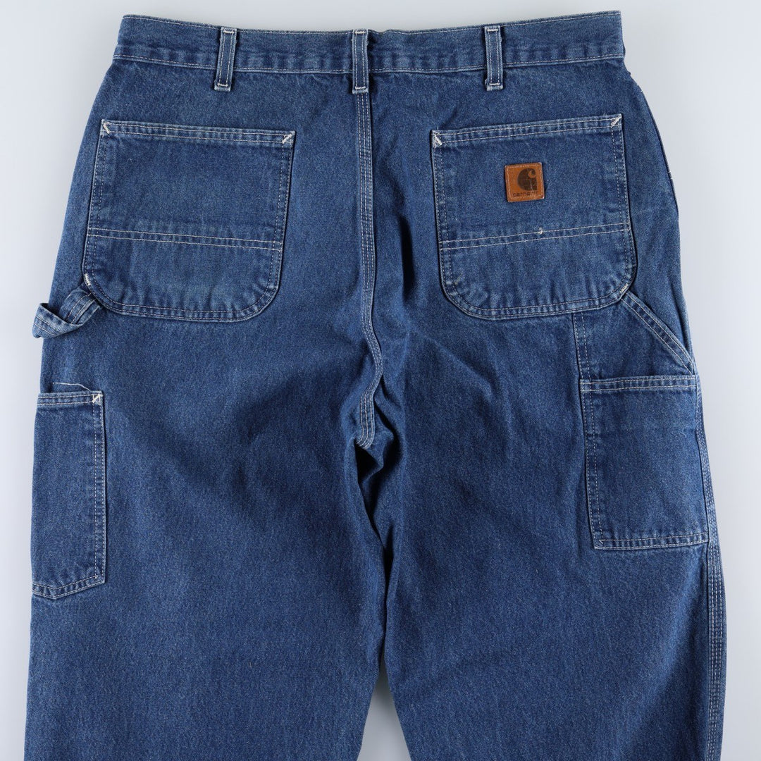 Carhartt Original Dungaree Fit Denim Painter Pants, Men's, W35 equivalent cotton blue type Vintage Second Hand