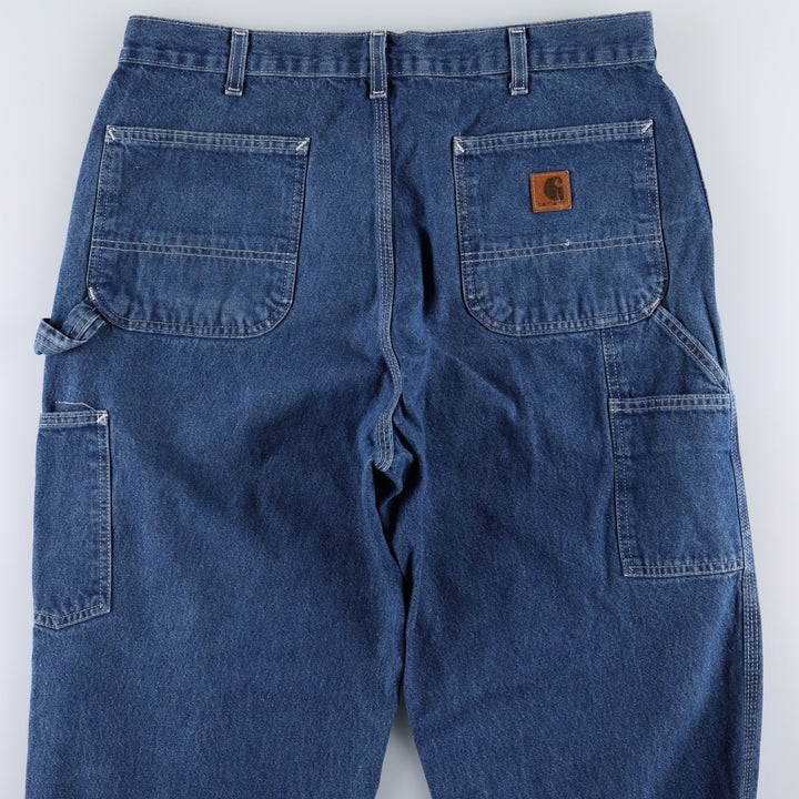 Carhartt Original Dungaree Fit Denim Painter Pants, Men's, W35 equivalent cotton blue type Vintage Second Hand