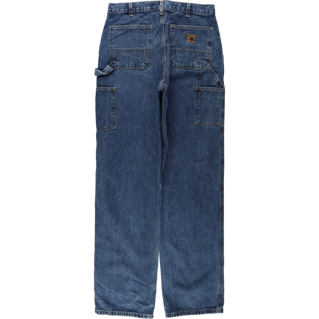 Carhartt Original Dungaree Fit Denim Painter Pants, Men's, W33 equivalent cotton blue type Vintage Second Hand