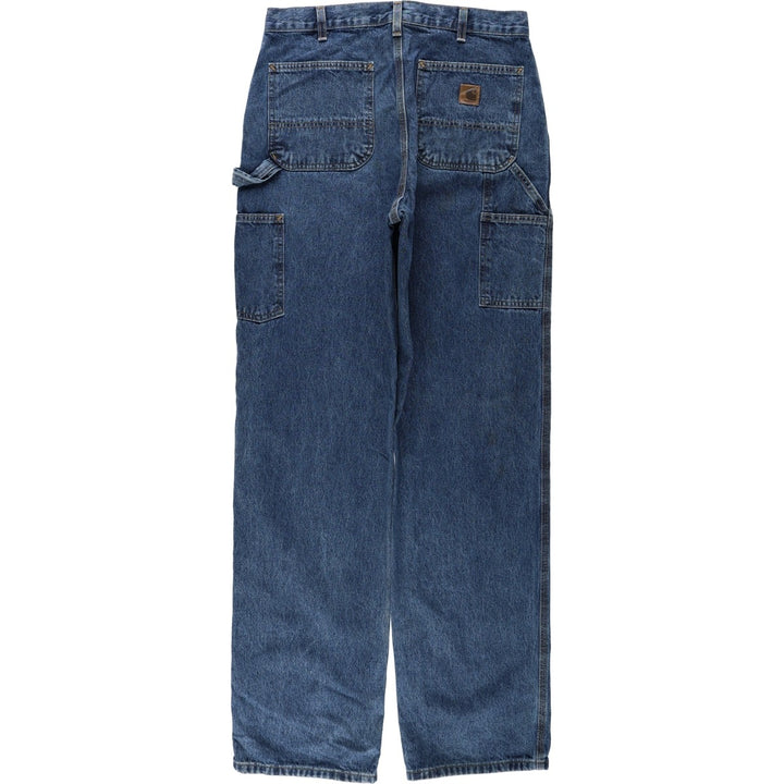 Carhartt Original Dungaree Fit Denim Painter Pants, Men's, W33 equivalent cotton blue type Vintage Second Hand