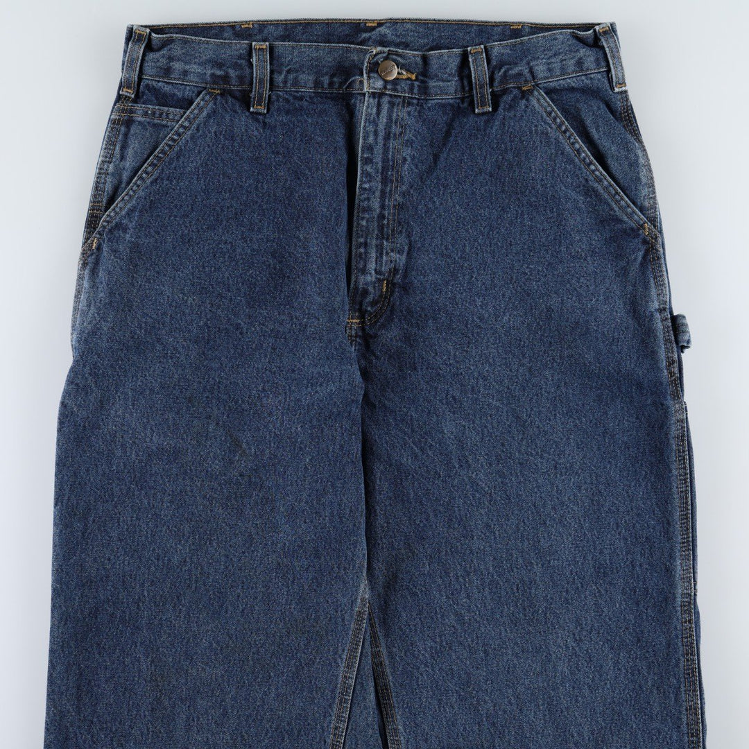 Carhartt Original Dungaree Fit Denim Painter Pants, Men's, W33 equivalent cotton blue type Vintage Second Hand