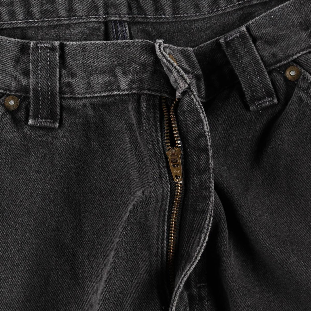 90s-00'S Lee DUNGAREES Black Denim Painter Pants, Men's W35 (approx.) cotton black type Vintage Second Hand