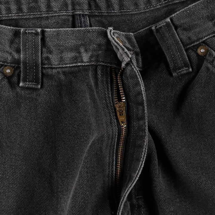 90s-00'S Lee DUNGAREES Black Denim Painter Pants, Men's W35 (approx.) cotton black type Vintage Second Hand