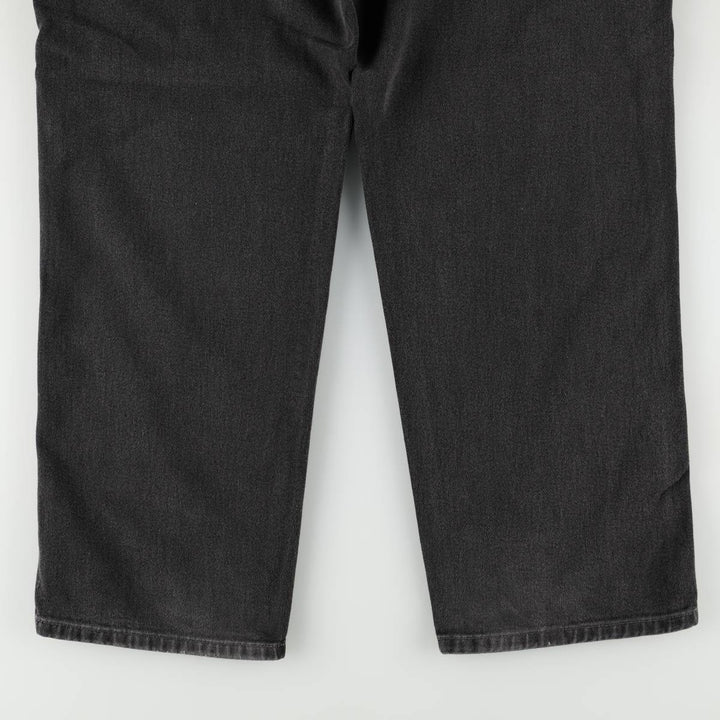 90s-00'S Lee DUNGAREES Black Denim Painter Pants, Men's W35 (approx.) cotton black type Vintage Second Hand