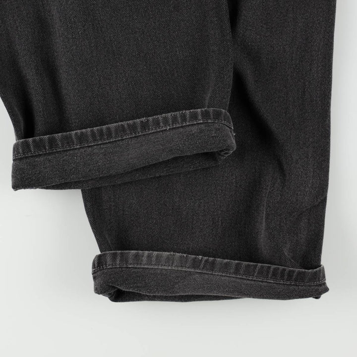 90s-00'S Lee DUNGAREES Black Denim Painter Pants, Men's W35 (approx.) cotton black type Vintage Second Hand