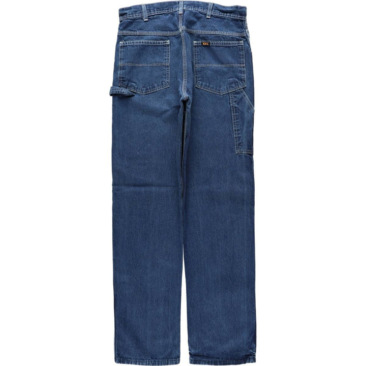 Key Denim Painter Pants, Men's W32 (approx.), Vintage cotton blue type Vintage Second Hand