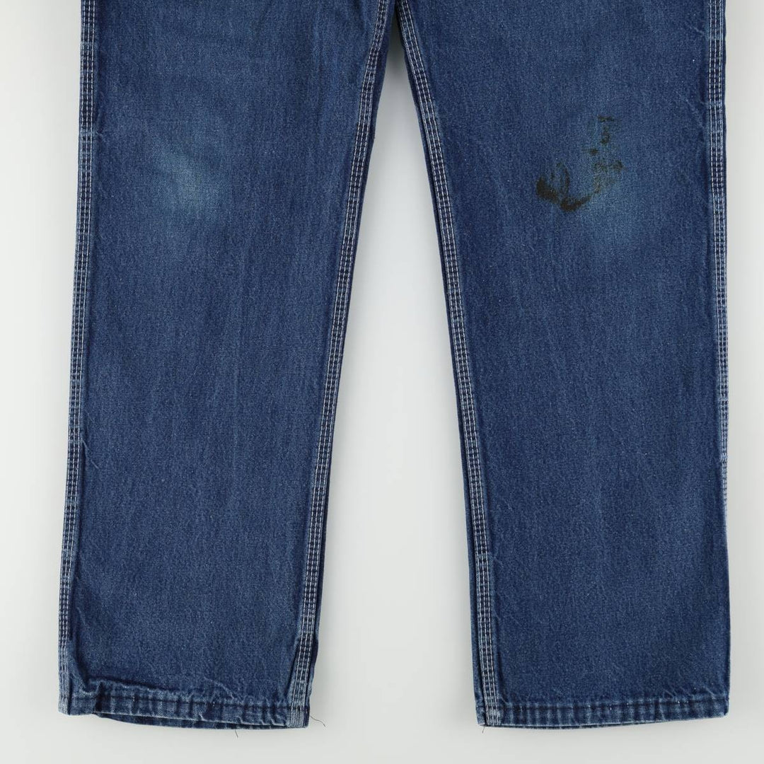 Key Denim Painter Pants, Men's W32 (approx.), Vintage cotton blue type Vintage Second Hand