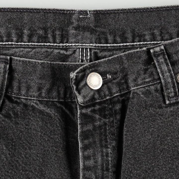 Wrangler Black Denim Painter Pants, Men's Size W31 (approx.) cotton black type Vintage Second Hand