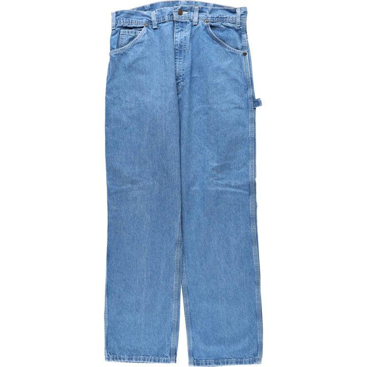 Key Denim Painter Pants, Men's W32 (approx.), Vintage cotton blue type Vintage Second Hand