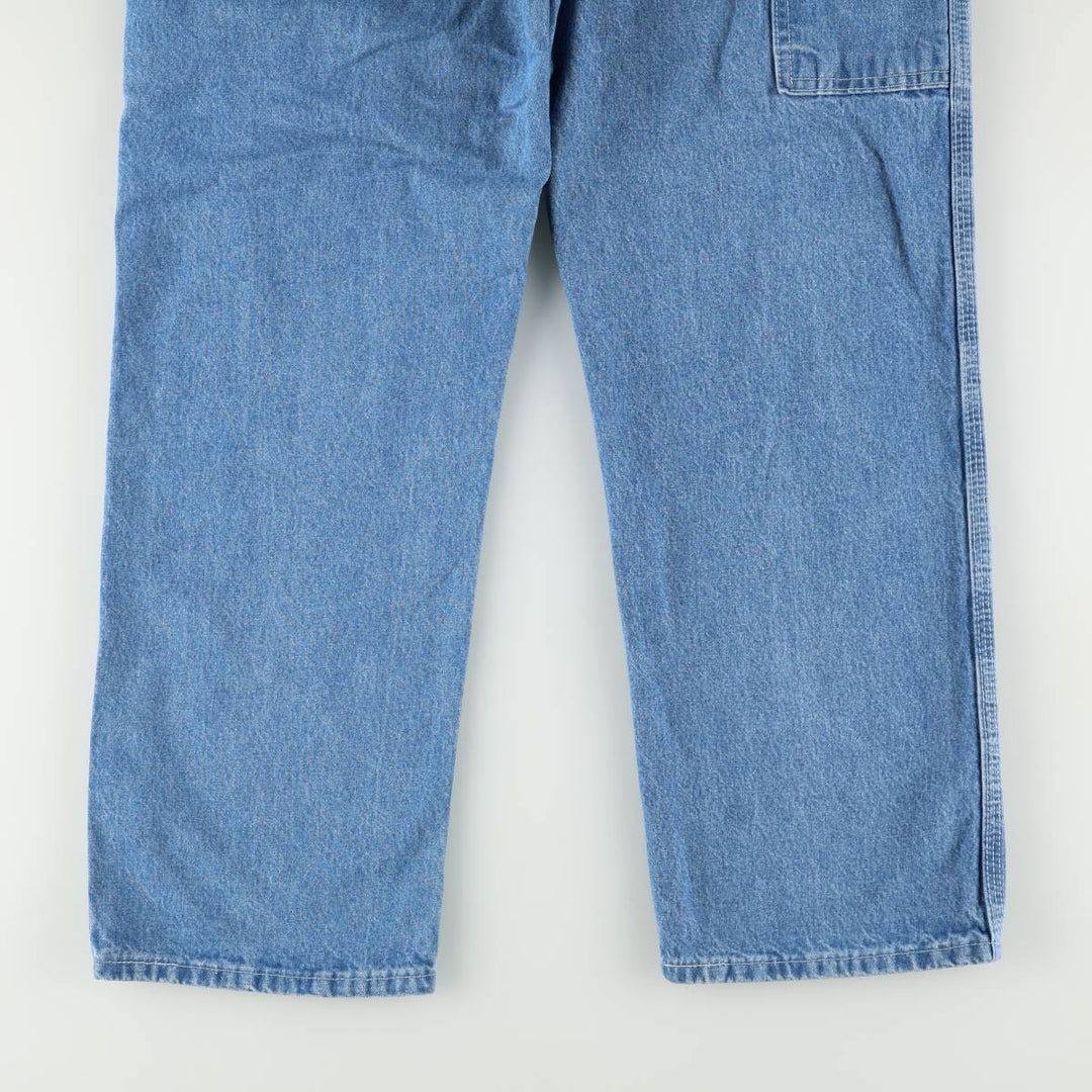 Key Denim Painter Pants, Men's W32 (approx.), Vintage cotton blue type Vintage Second Hand