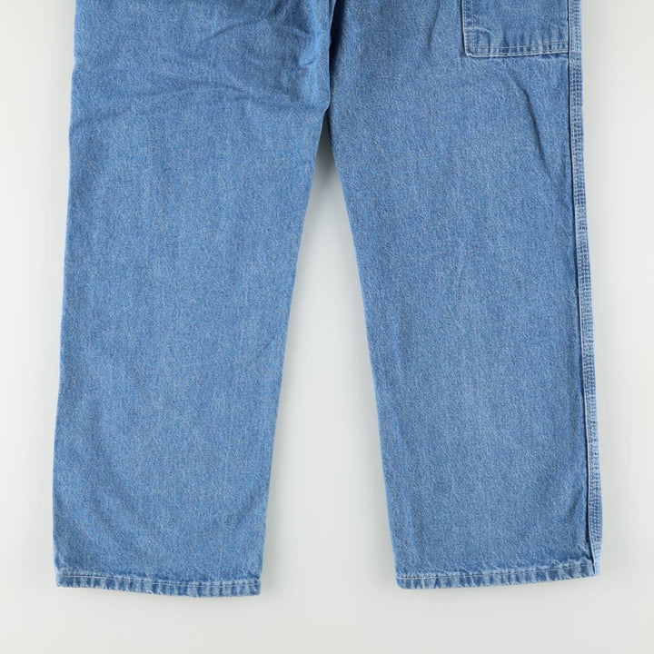 Key Denim Painter Pants, Men's W32 (approx.), Vintage cotton blue type Vintage Second Hand