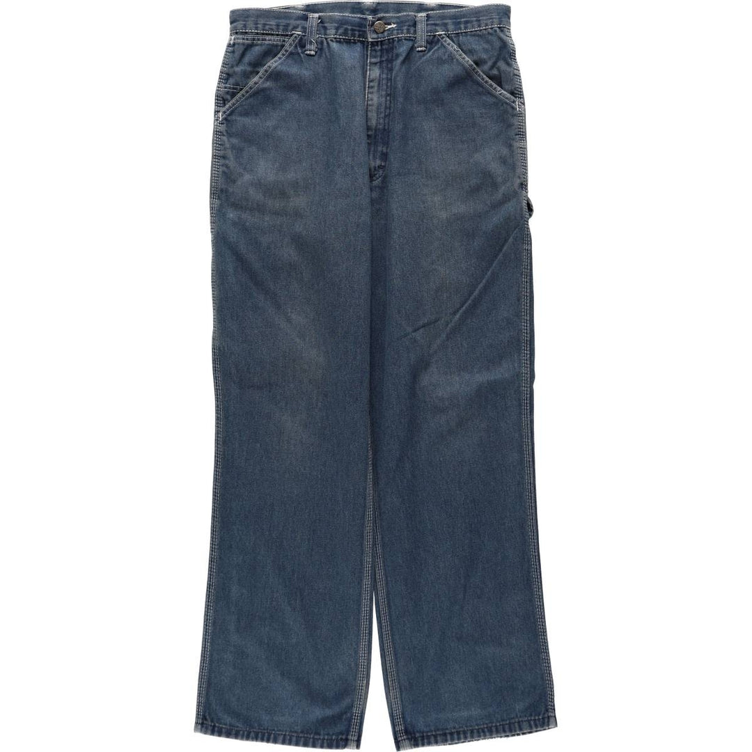 ROEBUCKS Denim Painter Pants, Men's Size W32 (approx.) unclear blue type Vintage Second Hand