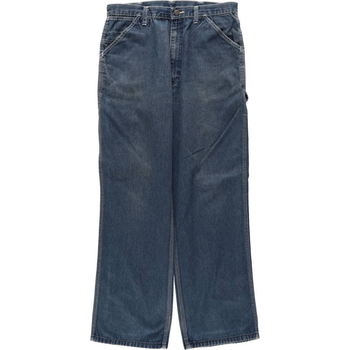 ROEBUCKS Denim Painter Pants, Men's Size W32 (approx.) unclear blue type Vintage Second Hand